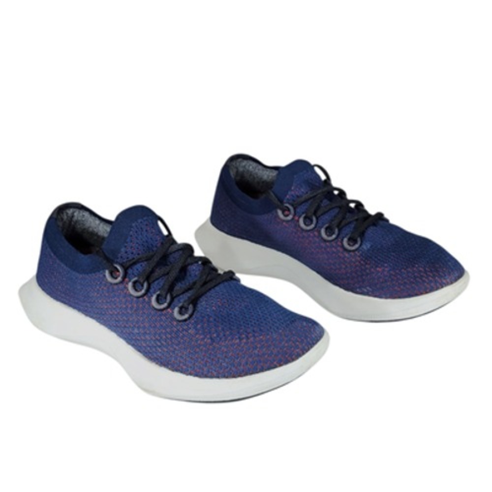 Allbirds Sneakers sz 9 Men Blue Low‎ Top Merino Wool Ree Runner Lace Up Washable
